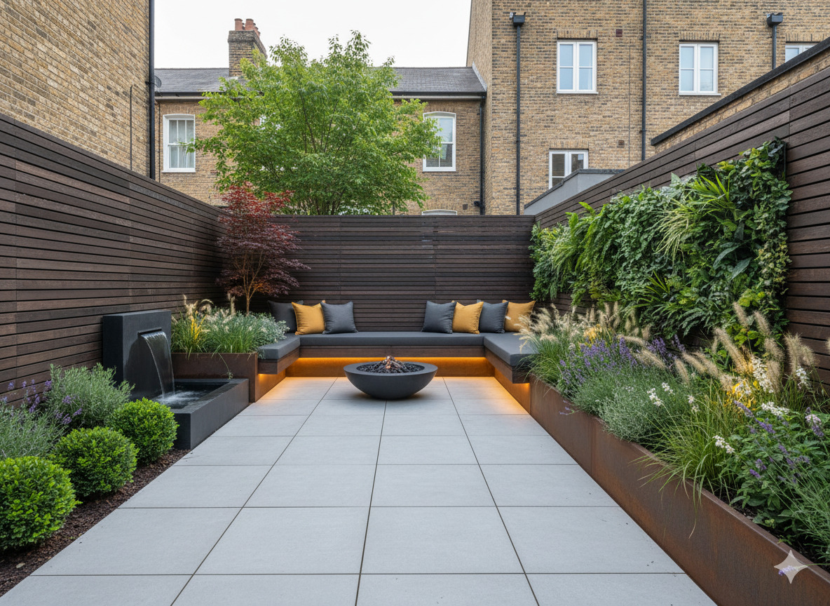Contemporary London garden